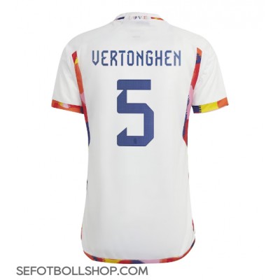 Billiga Belgien Jan Vertonghen #5 Borta fotbollskläder VM 2022 Kortärmad